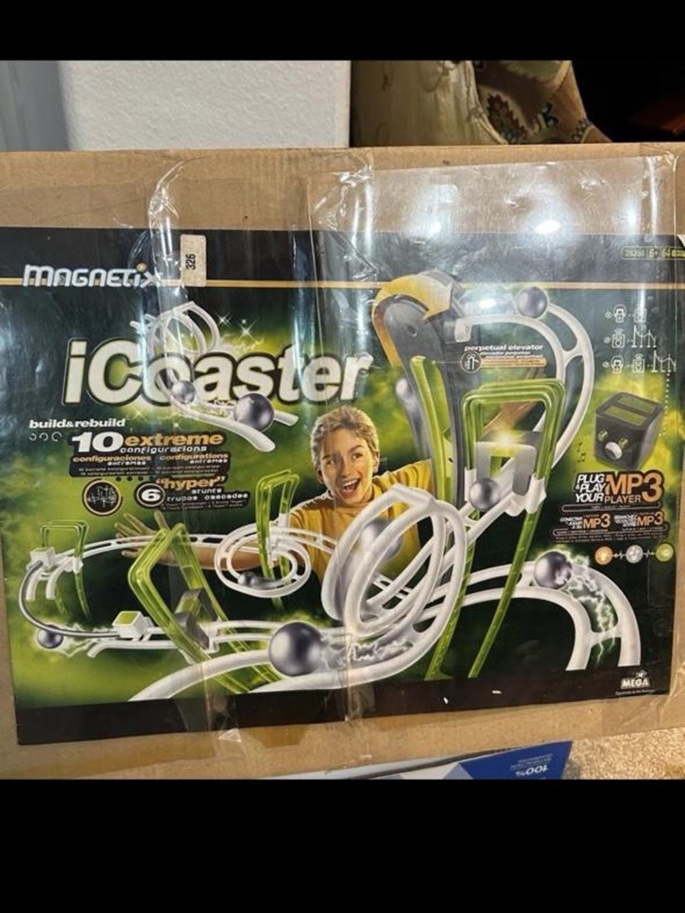 Magnetix iCoaster set with instruction book Builds 10 models